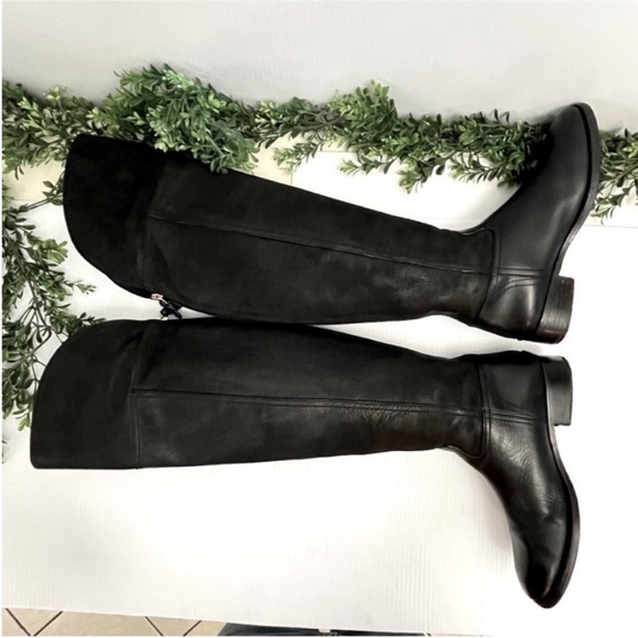 Tory Burch Simone Black Over-the-Knee Boots Size 8 - Picture 8 of 16